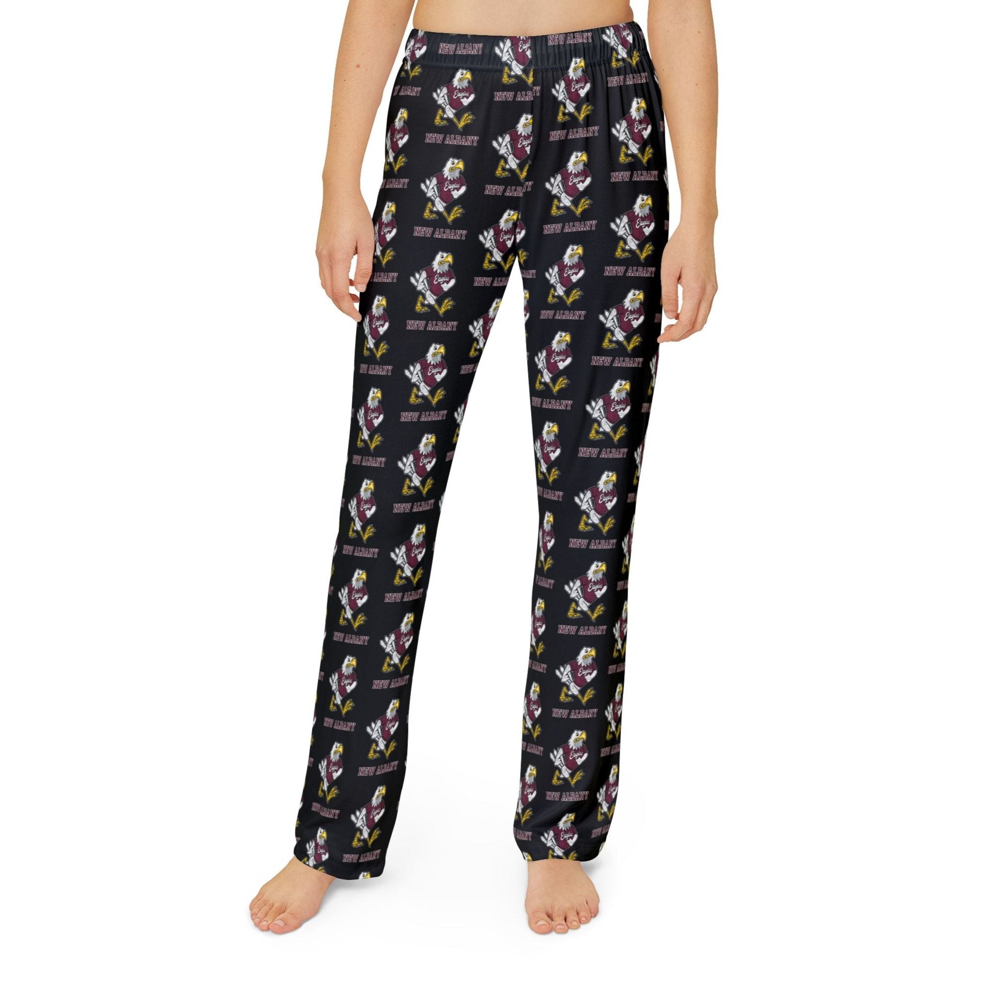 Youth Pajama Pant with Allover Vintage Fighting Eagle Print