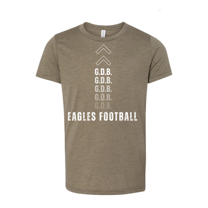 Youth Super Soft GDB Eagles Football Short Sleeve Graphic Tee