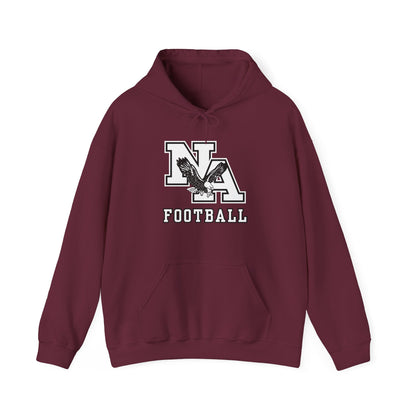Adult Unisex Classic Logo White Football Graphic Hoodie