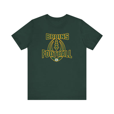 Adult Unisex Bruin Ultimate Football Graphic Short Sleeve Soft Tee