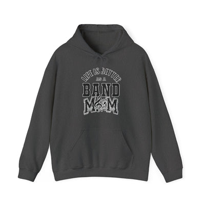 Adult Unisex Life is Better As A Band Mom Graphic Hoodie
