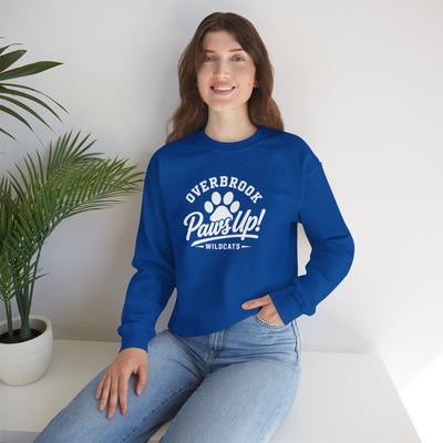Adult Unisex Overbrook Elementary Paws Up Graphic Sweatshirt