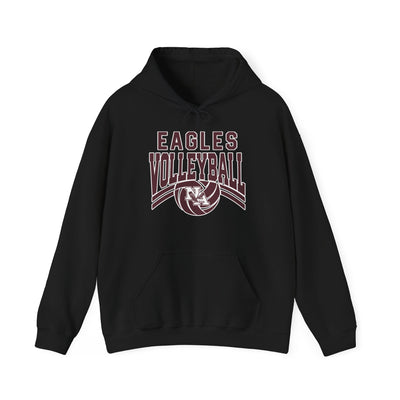 Adult Unisex New Albany Volleyball Varsity Arch Graphic Hoodie