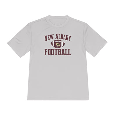 Adult Unisex New Albany Football Pride Graphic Sport-Tek Competitor Performance Tee