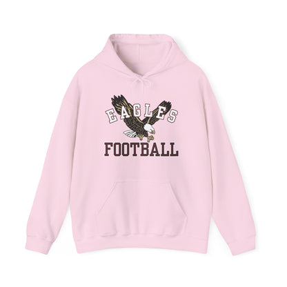 Adult Unisex Flying Football Eagle Graphic Hoodie