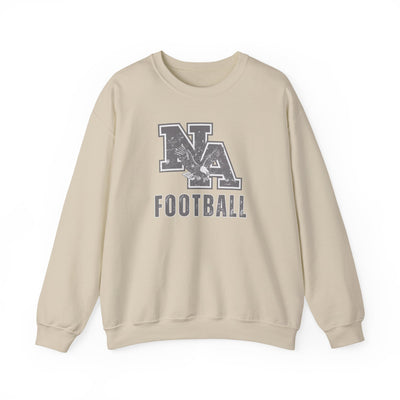 Adult Unisex New Albany Distressed Vintage Football Logo Graphic Sweatshirt