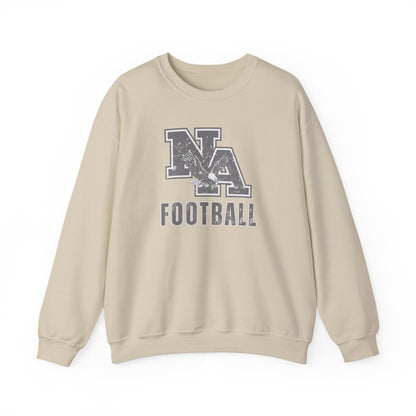 Adult Unisex New Albany Distressed Vintage Football Logo Graphic Sweatshirt