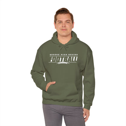Adult Unisex Brooke High Bruins Goal Line Graphic Hoodie