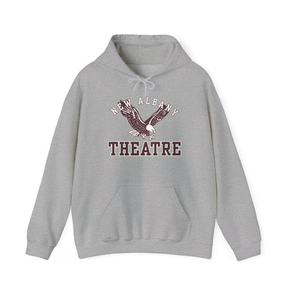 Adult Unisex Flying Theatre Eagle Graphic Hoodie