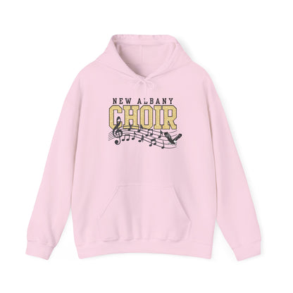 Adult New Albany Choir Digital Glitter Graphic Hoodie