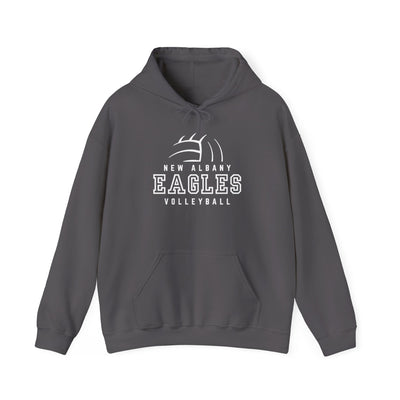 Copy of Adult Unisex New Albany Eagles Victory Volleyball Graphic Hoodie