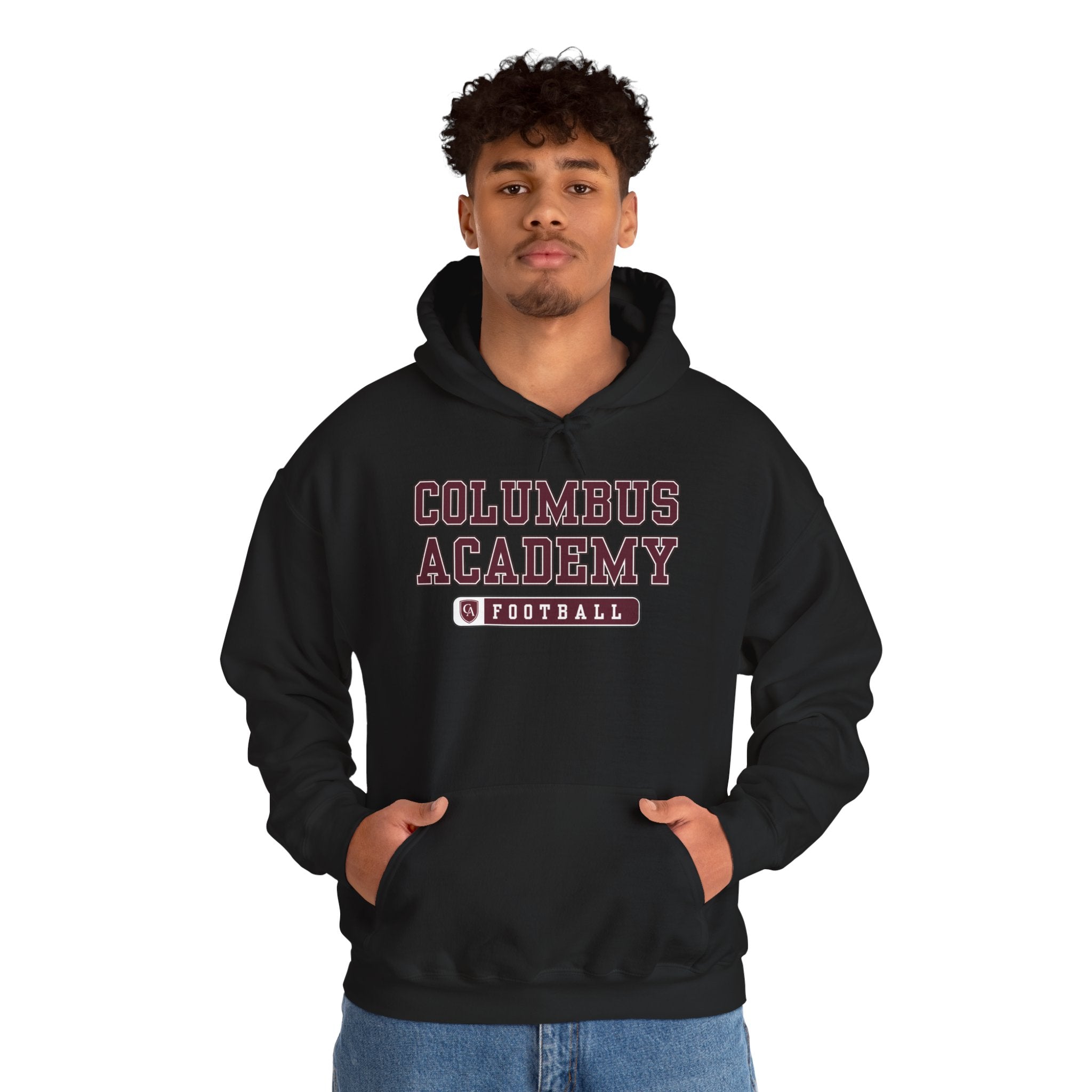 Adult Unisex Columbus Academy Football Graphic Hoodie