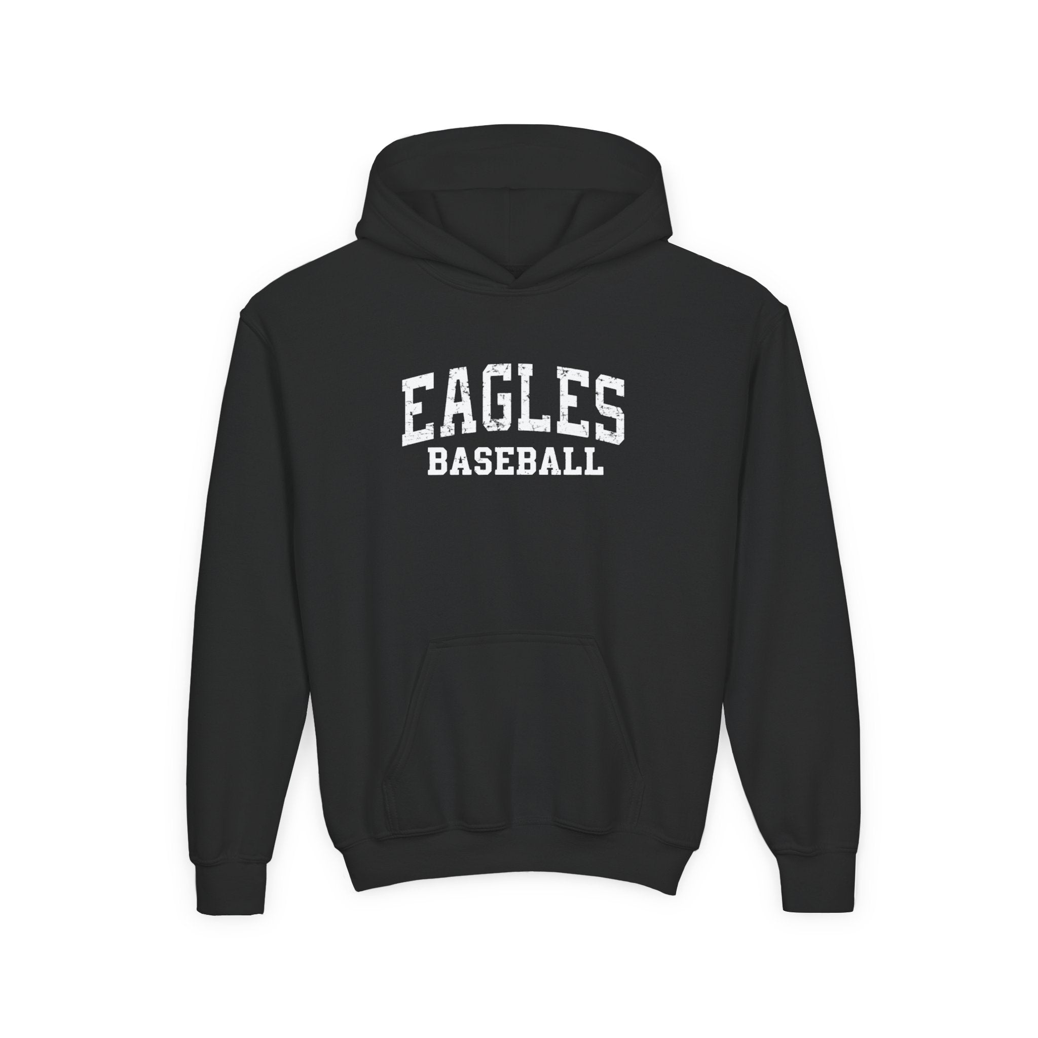 Youth New Albany Eagles Baseball Vintage Distressed Graphic  Hoodie