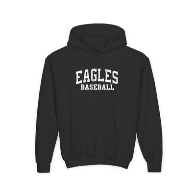 Youth New Albany Eagles Baseball Vintage Distressed Graphic  Hoodie