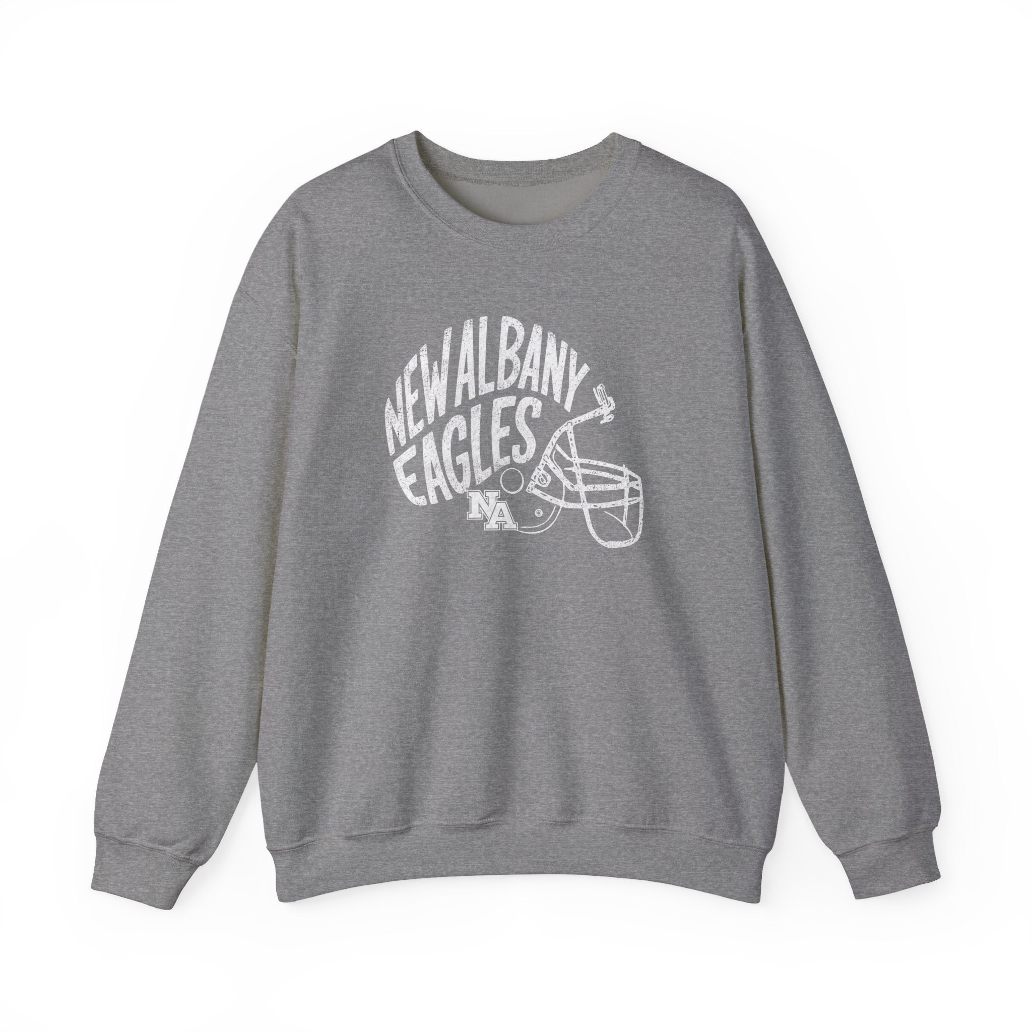 Adult Unisex New Albany Vintage Vibes Football Helmet Graphic Sweatshirt
