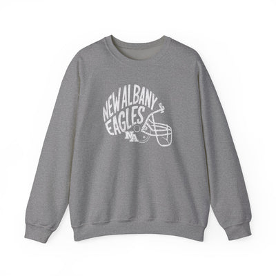 Adult Unisex New Albany Vintage Vibes Football Helmet Graphic Sweatshirt