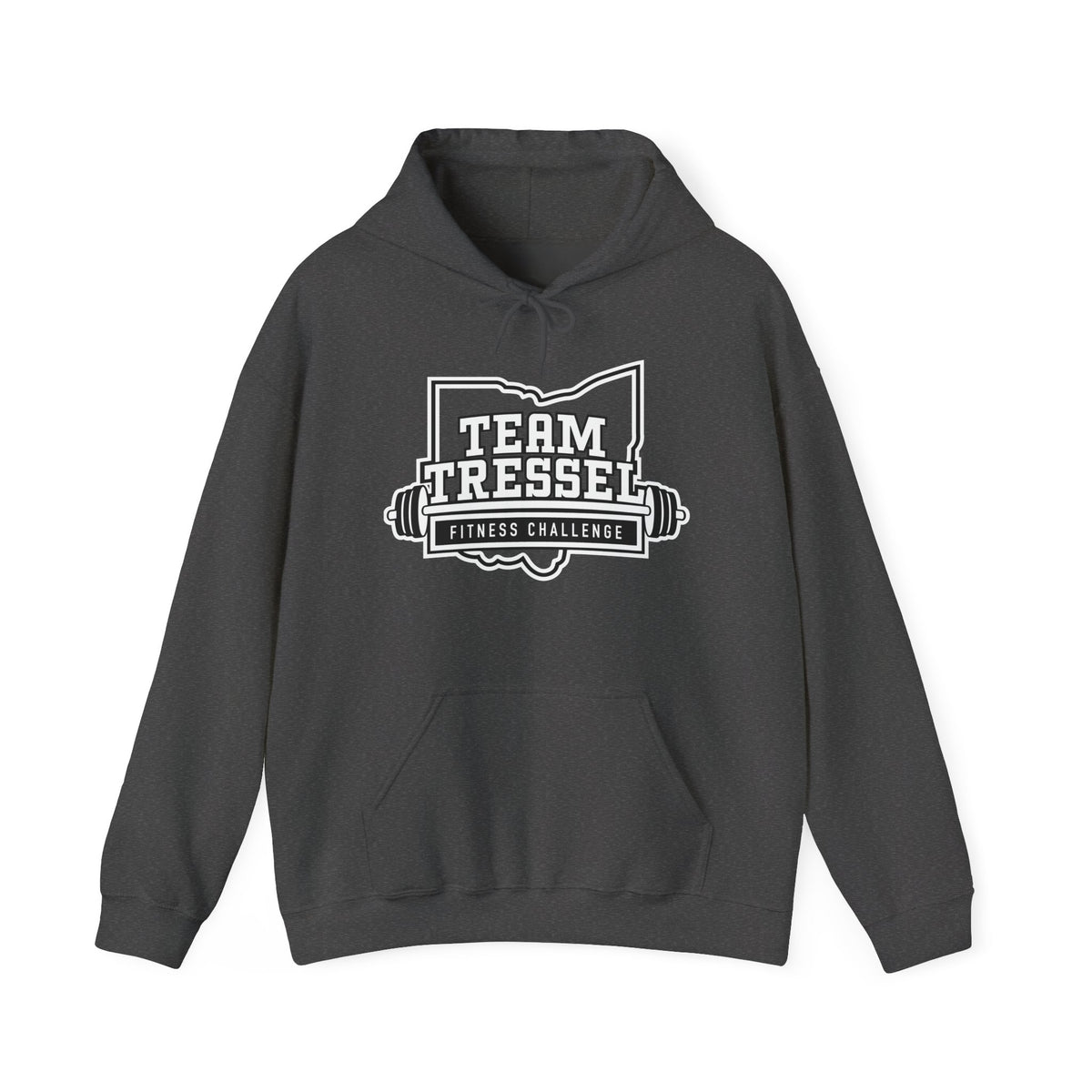 Adult Unisex Team Tressel Fitness Challenge Graphic Hoodie