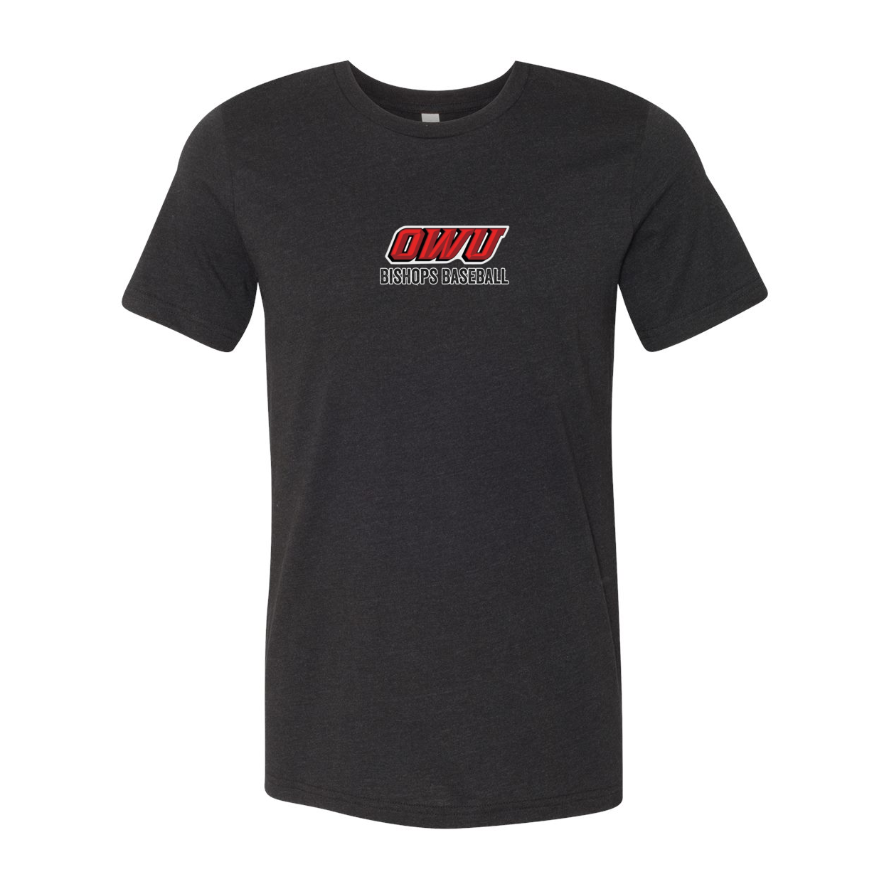 Adult Unisex Classic OWU Bishops Baseball Graphic Short Sleeve Soft Tee - Ohio Wesleyan University