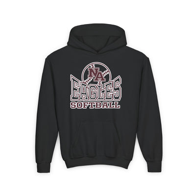 Youth NA Eagles Softball Graphic Hoodie