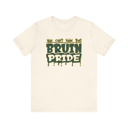 Adult Unisex Bruin Pride Drip Graphic Short Sleeve Soft Tee