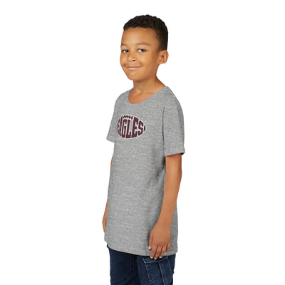 Youth New Albany Football Eagle Ball Graphic Short Sleeve Bella + Canvas Soft Tee