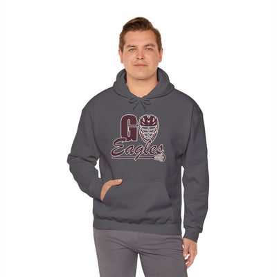 Adult Unisex Go Eagles Lacrosse Graphic Hoodie
