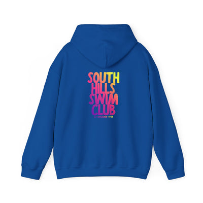 Adult Unisex South Hills Swim Club SHSC Ombre Graphic Hoodie