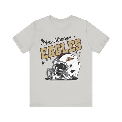 Adult Unisex New Albany Eagles Football Pride Graphic Short Sleeve Soft Tee