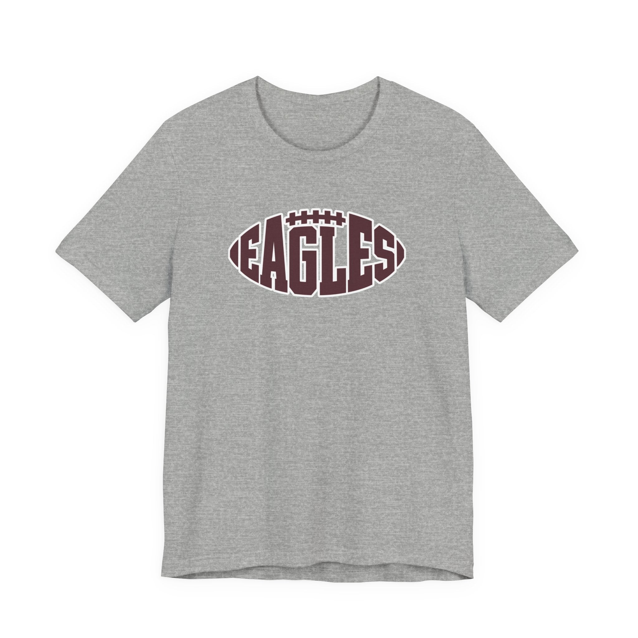 Adult Unisex New Albany Football Eagle Ball Graphic Short Sleeve Soft Tee