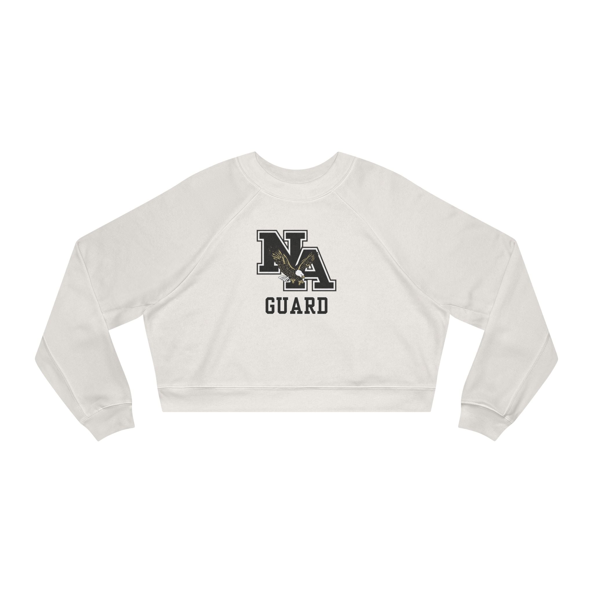 Women's New Albany Logo Guard Graphic Cropped Fleece Sweatshirt