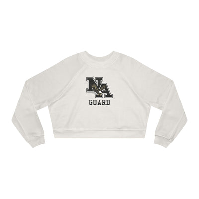Women's New Albany Logo Guard Graphic Cropped Fleece Sweatshirt