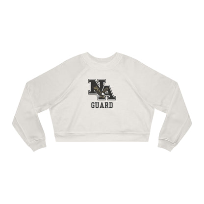 Women's New Albany Logo Guard Graphic Cropped Fleece Sweatshirt