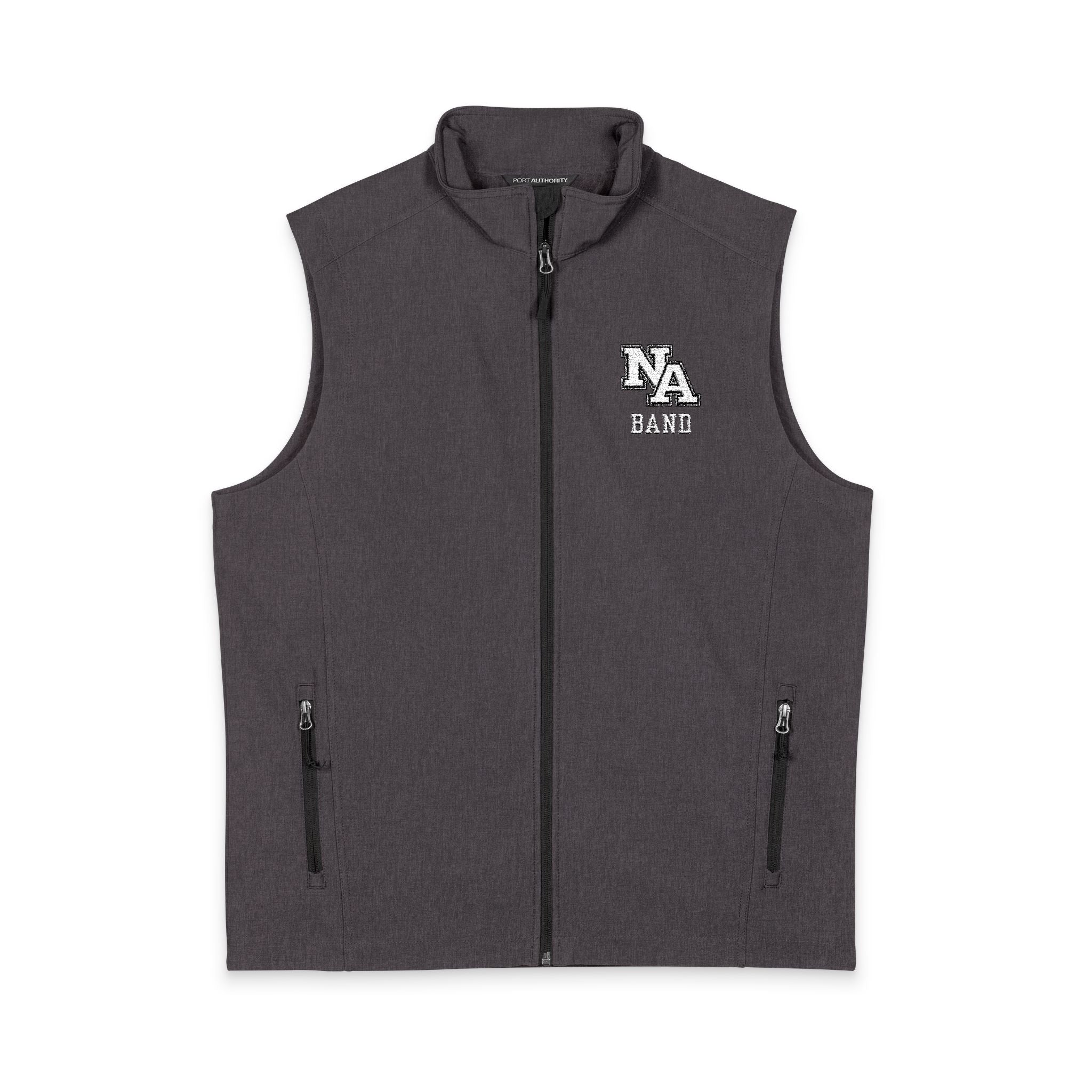 Adult Unisex Classic New Albany Band Embroidered Logo Core Soft Shell Vest
