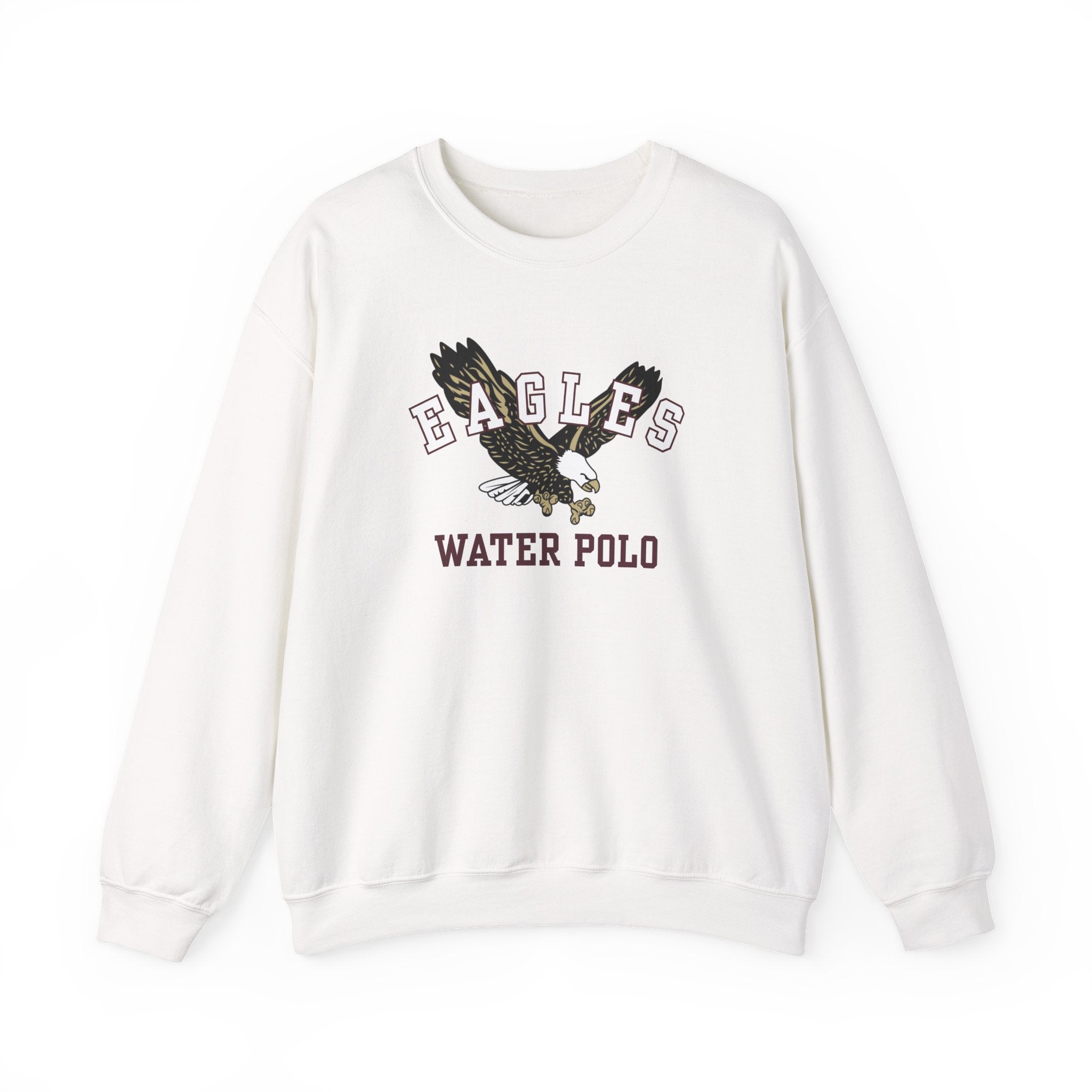 Adult Unisex Flying  Water Polo Eagle Graphic Sweatshirt