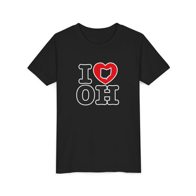 Youth I Heart OH Graphic Short Sleeve Soft Tee