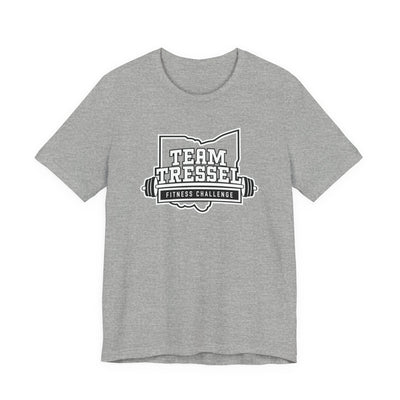 Adult Unisex Team Tressel Fitness Challenge Graphic Short Sleeve Soft Tee