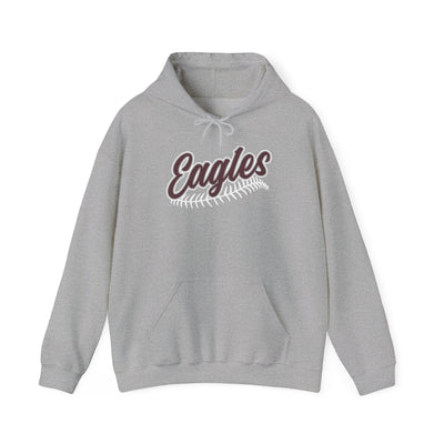 Adult Unisex New Albany Script Stitch Eagles Graphic Hoodie