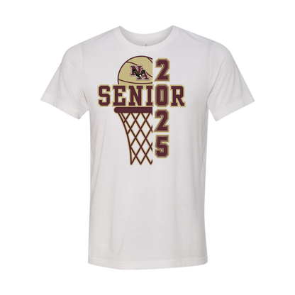 Adult Unisex Super Soft Basketball Senior 2025 Short Sleeve Graphic Tee