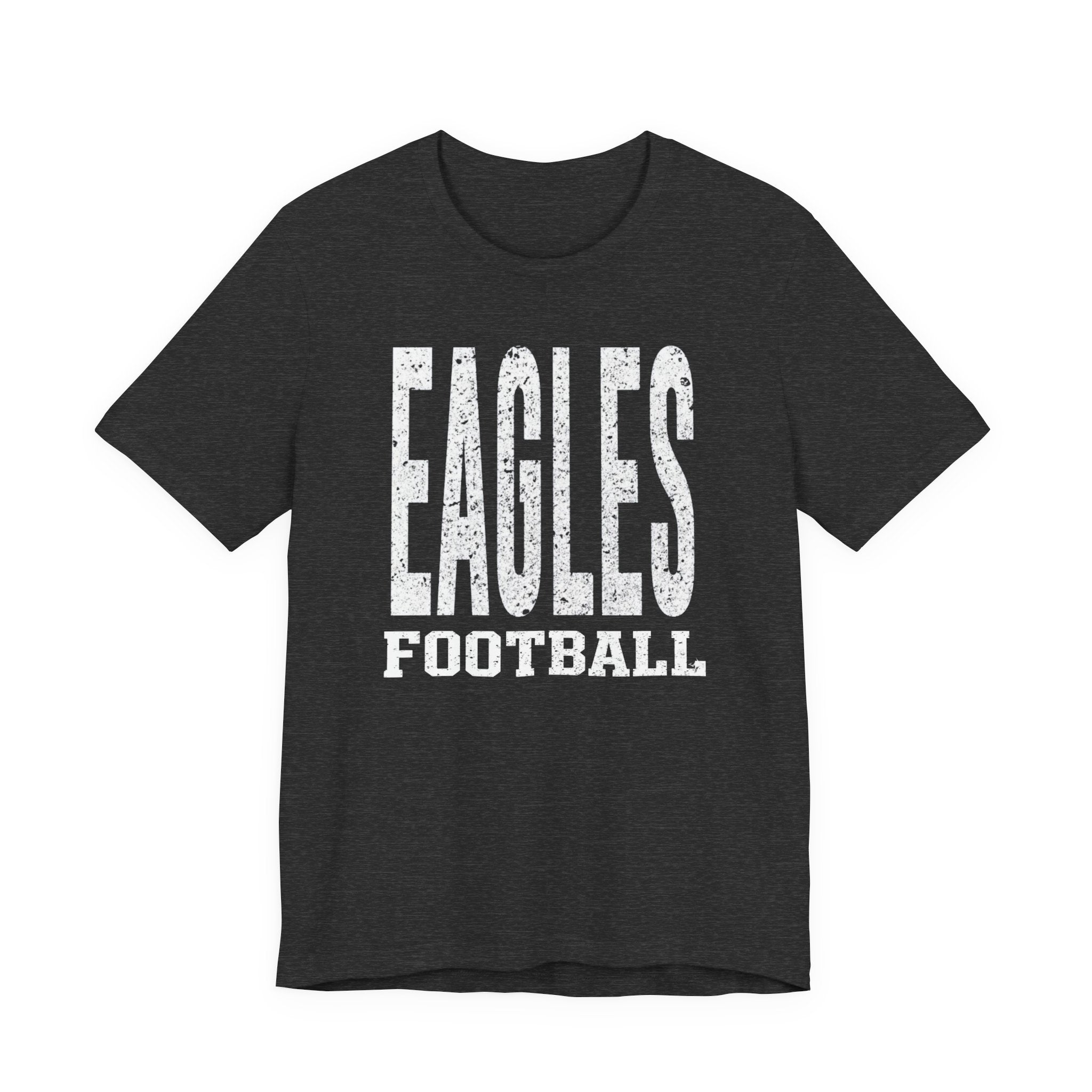 Adult Unisex New Albany Football Distressed Enlarged Graphic Short Sleeve Soft Tee