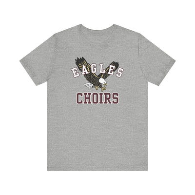 Adult Unisex Flying Choirs Eagle Graphic Short Sleeve Soft Tee