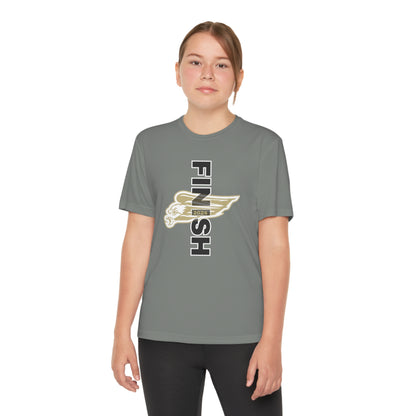 Youth Performance Football Finish Short Sleeve Graphic Tee