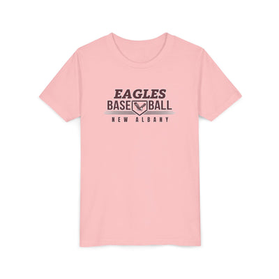 Youth New Albany Eagles Home Plate Pride Graphic Short Sleeve Soft Tee
