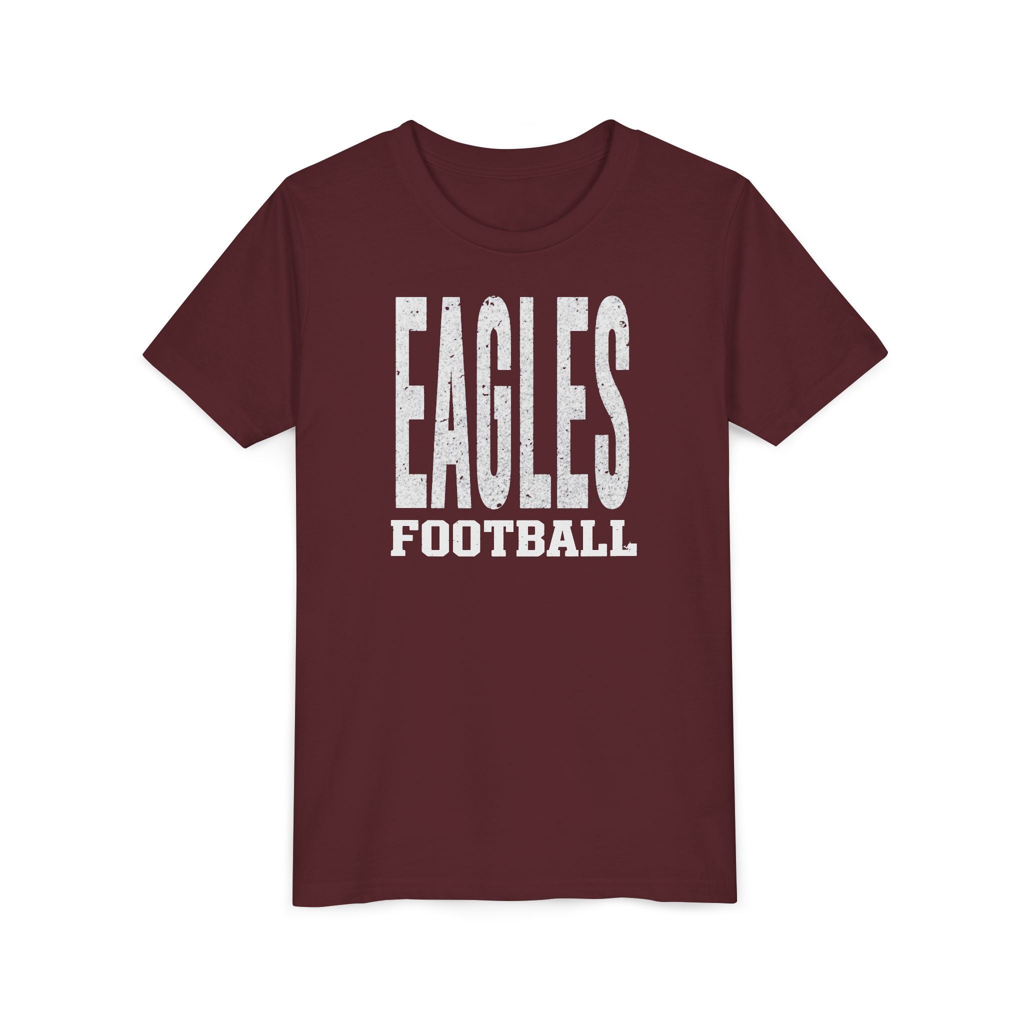 Youth New Albany Football Distressed Enlarged Graphic Short Sleeve Bella + Canvas Soft Tee