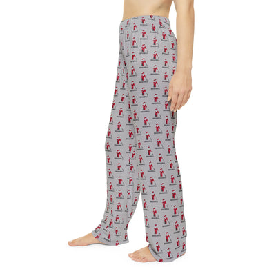 Women's Pajama Pant with Allover Bishops Baseball Mascot Print