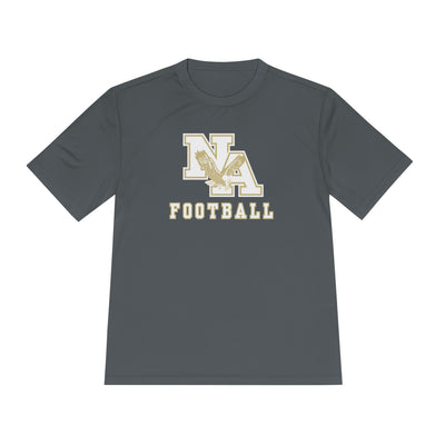 Adult Unisex New Albany Football Gold Classic Logo Sport-Tek Competitor Performance Tee