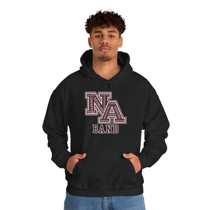 Adult Unisex New Albany Band Word Logo Graphic Hoodie