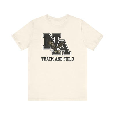 Adult Unisex Classic Logo Track and Field Graphic Short Sleeve Soft Tee