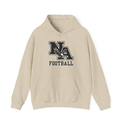 Adult Unisex Classic Logo Black Football Graphic Hoodie