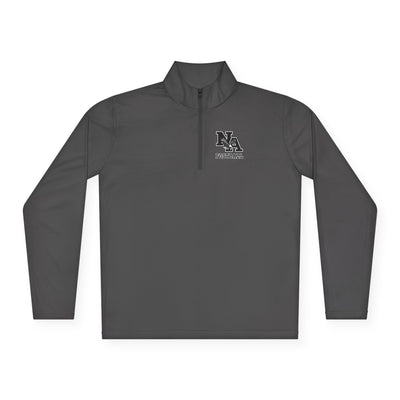 Adult Unisex New Albany Classic Logo Black Football Graphic Sport-Tek Quarter Zip Pullover