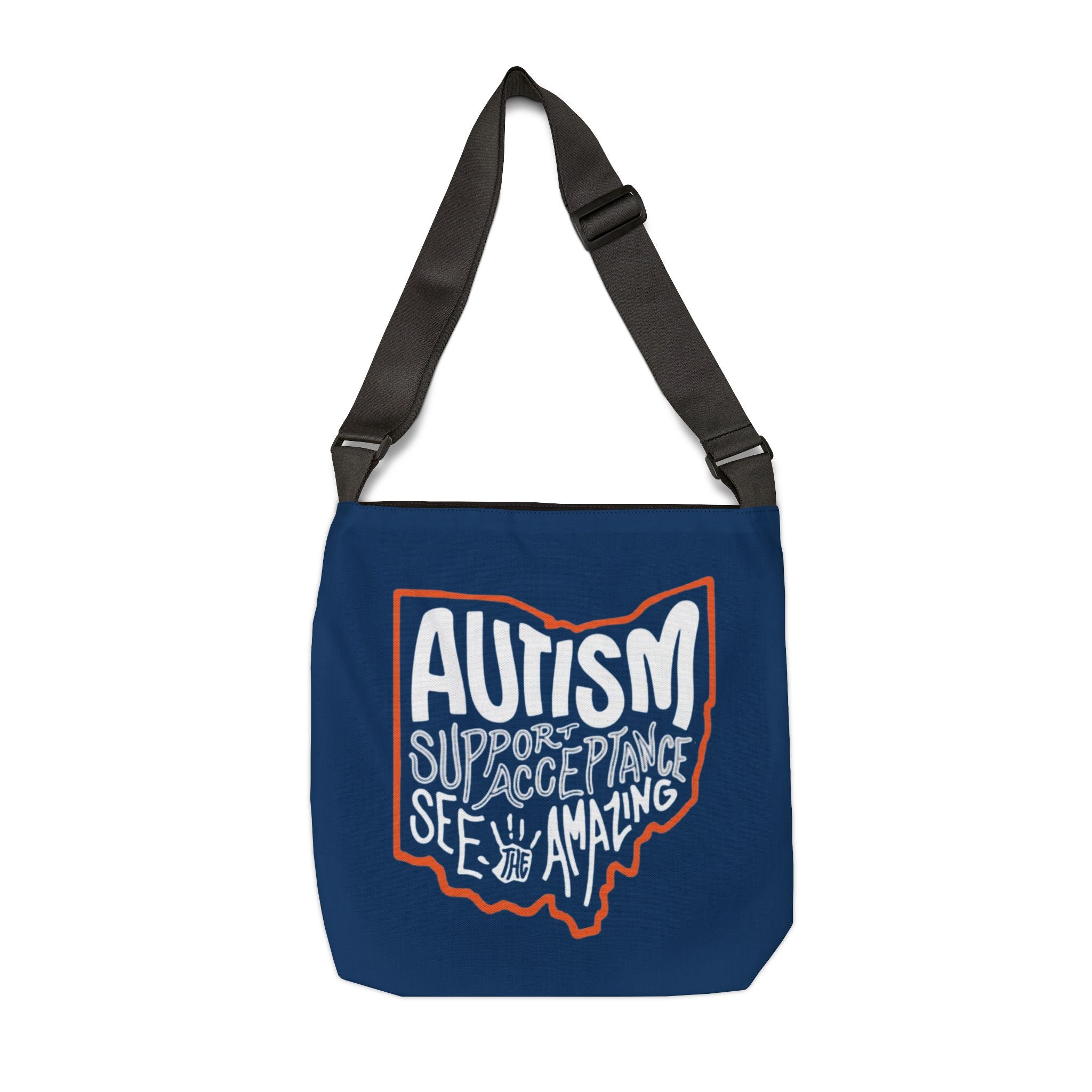 "Autism See The Amazing" Bridgeway Graphic Adjustable Tote Bag